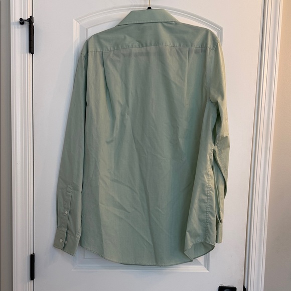 Croft & Barrow Green Dress Shirt - Picture 4 of 5